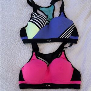 VSX Vibrant Pink and purple Sports Bras